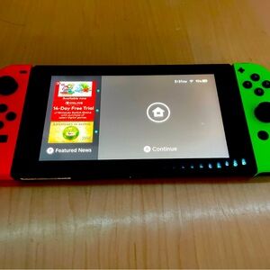 Nintendo Switch, Neon Pink and Green